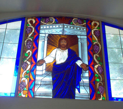 Widow,  Mt. Zion Church, Inside, Center Panel