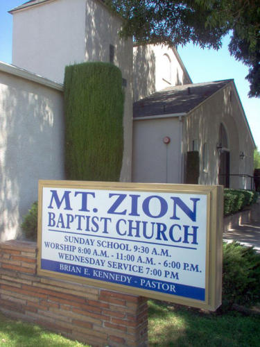 Widow,  Mt. Zion Church, Repair and New Windows Project